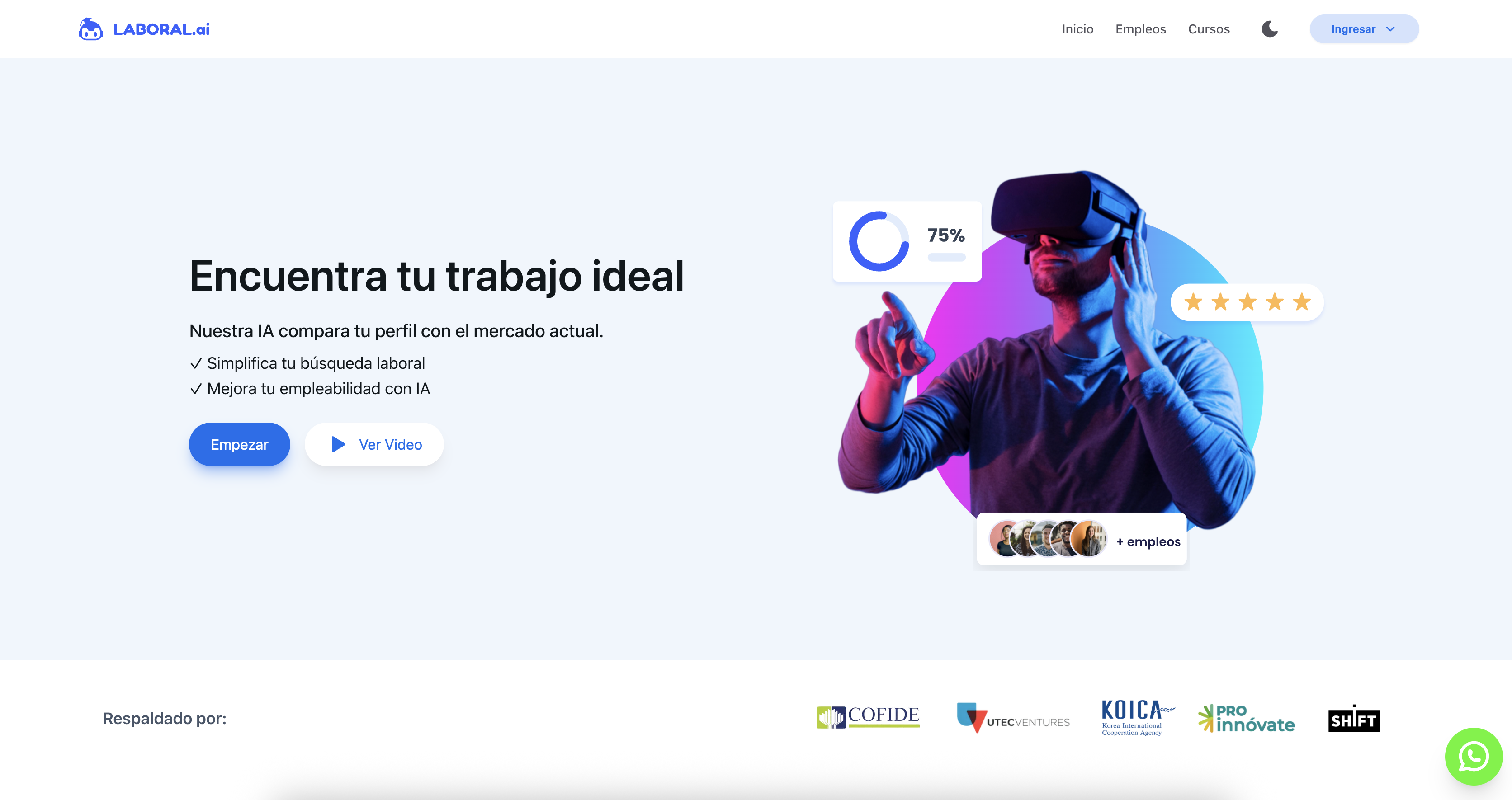 Laboral.ai platform interface